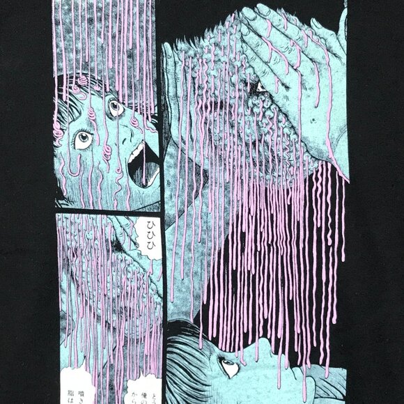 Junji Ito Glyceride Sweatshirt Adult Medium Black Pullover Hoodie Graphic Print - Picture 5 of 12